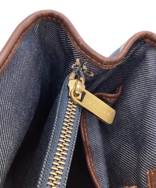 CELINE（セリーヌ）CELINE (セリーヌ) デニムハンドバッグ ブルーの古着・服飾アイテム