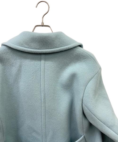 GRACE CONTINENTAL（グレースコンチネンタル）GRACE CONTINENTAL (（グレースコンチネンタル) ファー付コート ライトブルー サイズ:Mの古着・服飾アイテム