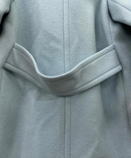 GRACE CONTINENTAL（グレースコンチネンタル）GRACE CONTINENTAL (（グレースコンチネンタル) ファー付コート ライトブルー サイズ:Mの古着・服飾アイテム