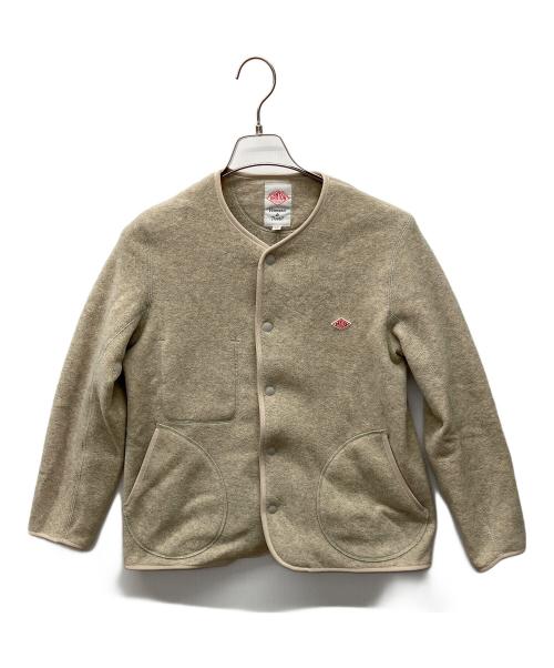 DANTON（ダントン）DANTON (ダントン) フリースノーカラージャケット ベージュ サイズ:Mの古着・服飾アイテム