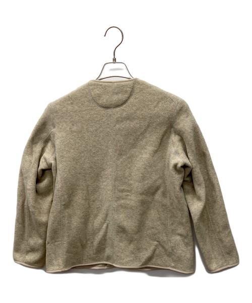 DANTON（ダントン）DANTON (ダントン) フリースノーカラージャケット ベージュ サイズ:Mの古着・服飾アイテム