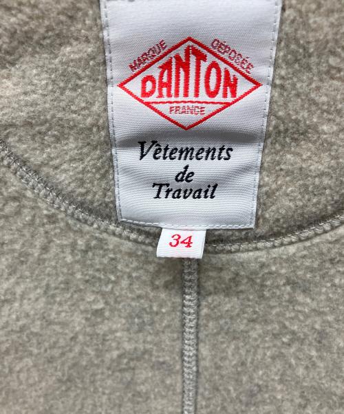DANTON（ダントン）DANTON (ダントン) フリースノーカラージャケット ベージュ サイズ:Mの古着・服飾アイテム