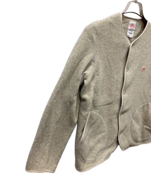 DANTON（ダントン）DANTON (ダントン) フリースノーカラージャケット ベージュ サイズ:Mの古着・服飾アイテム