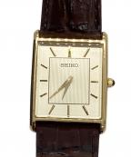 SEIKOセイコー）の古着「腕時計/デ・ヴィル シンボル/クォーツ」｜ベージュ