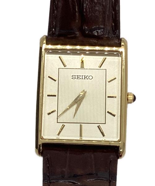 SEIKO（セイコー）SEIKO (セイコー) 腕時計/デ・ヴィル シンボル/クォーツ ベージュの古着・服飾アイテム