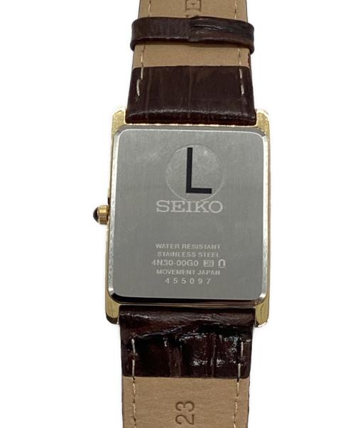 SEIKO（セイコー）SEIKO (セイコー) 腕時計/デ・ヴィル シンボル/クォーツ ベージュの古着・服飾アイテム