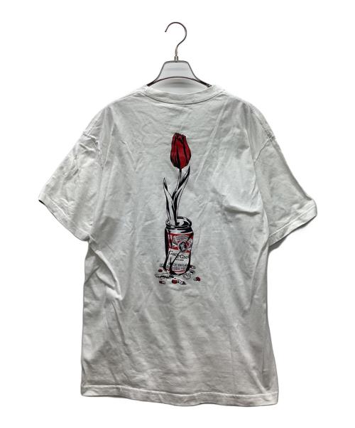 WASTED YOUTH（ウェイステッドユース）WASTED YOUTH (ウエステッド ユース) 半袖カットソー ホワイト サイズ:Lの古着・服飾アイテム