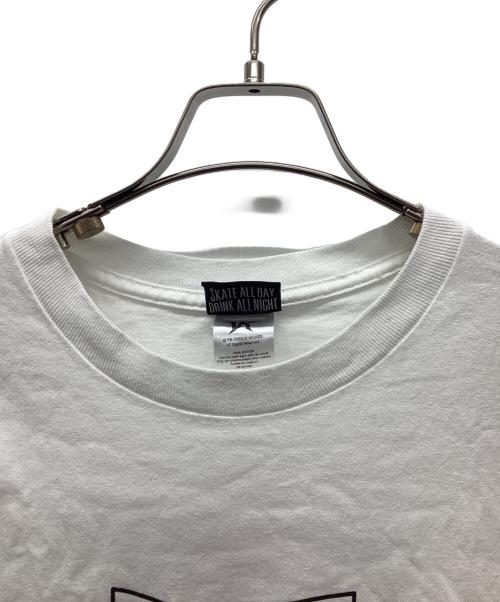 WASTED YOUTH（ウェイステッドユース）WASTED YOUTH (ウエステッド ユース) 半袖カットソー ホワイト サイズ:Lの古着・服飾アイテム