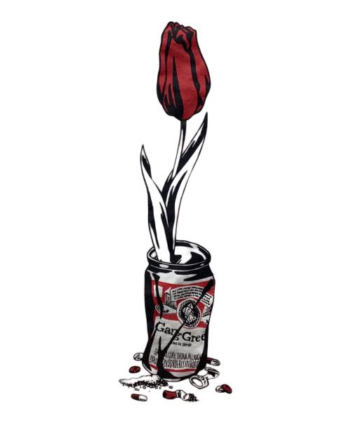 WASTED YOUTH（ウェイステッドユース）WASTED YOUTH (ウエステッド ユース) 半袖カットソー ホワイト サイズ:Lの古着・服飾アイテム