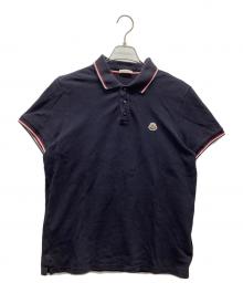 MONCLER（モンクレール）の古着「半袖ポロシャツ」｜ネイビー