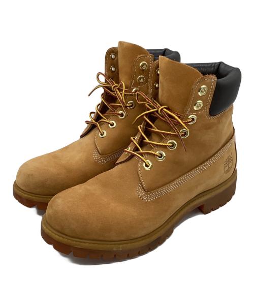 Timberland（ティンバーランド）Timberland (ティンバーランド) イエローブーツ ブラウン サイズ:7 1/2Wの古着・服飾アイテム