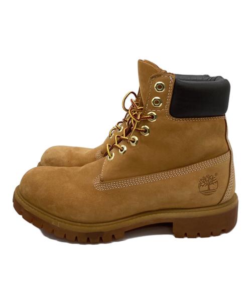 Timberland（ティンバーランド）Timberland (ティンバーランド) イエローブーツ ブラウン サイズ:7 1/2Wの古着・服飾アイテム