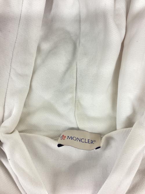 MONCLER（モンクレール）MONCLER (モンクレール) パーカー ホワイト サイズ:Mの古着・服飾アイテム