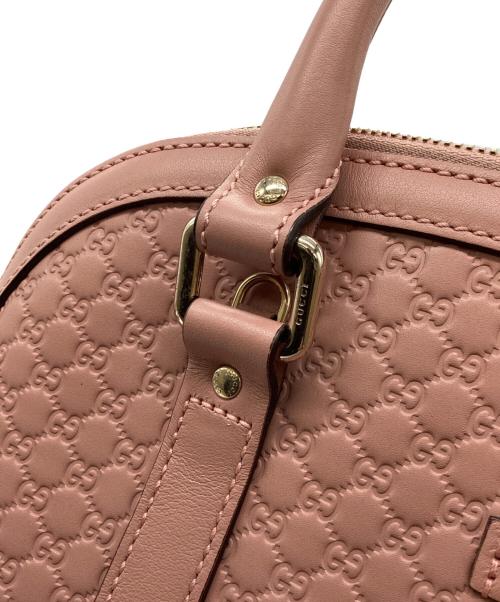 GUCCI（グッチ）GUCCI (グッチ) トートバッグ/マイクログッチシマ ピンクの古着・服飾アイテム
