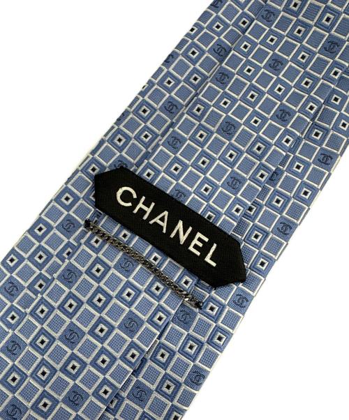 CHANEL（シャネル）CHANEL (シャネル) ネクタイ ブルー サイズ:freeの古着・服飾アイテム