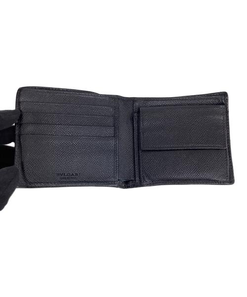 BVLGARI（ブルガリ）BVLGARI (ブルガリ) 2つ折り財布 ブラックの古着・服飾アイテム