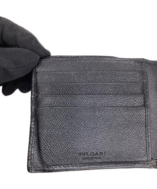 BVLGARI（ブルガリ）BVLGARI (ブルガリ) 2つ折り財布 ブラックの古着・服飾アイテム