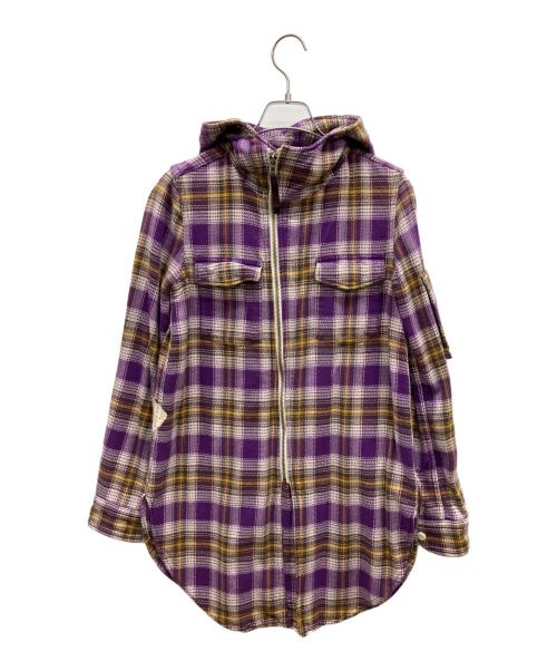 Hysteric Glamour（ヒステリックグラマー）Hysteric Glamour (ヒステリックグラマー) ジップパーカー パープル サイズ:freeの古着・服飾アイテム