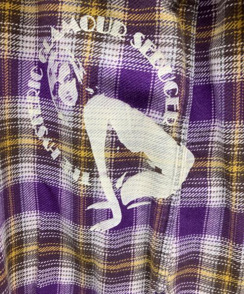 Hysteric Glamour（ヒステリックグラマー）Hysteric Glamour (ヒステリックグラマー) ジップパーカー パープル サイズ:freeの古着・服飾アイテム