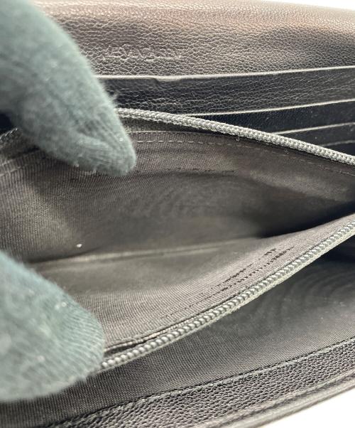 Yves Saint Laurent（イヴサンローラン）Yves Saint Laurent (イヴサンローラン) 長財布 ブラックの古着・服飾アイテム