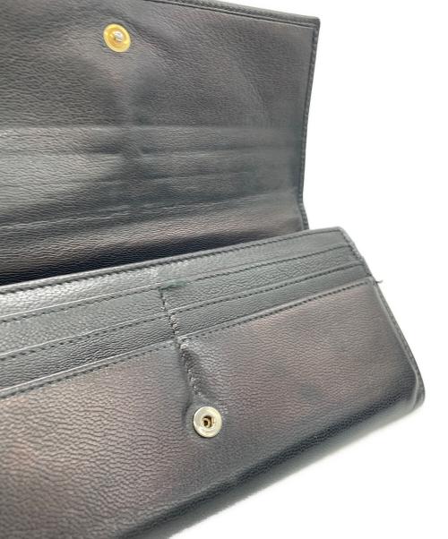 Yves Saint Laurent（イヴサンローラン）Yves Saint Laurent (イヴサンローラン) 長財布 ブラックの古着・服飾アイテム
