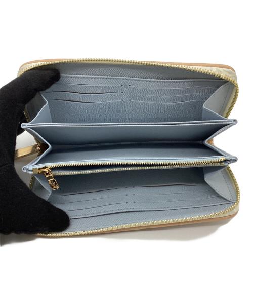 LOUIS VUITTON（ルイ ヴィトン）LOUIS VUITTON (ルイ ヴィトン) モノグラム ジャガード ジッピーウォレット アイボリーの古着・服飾アイテム