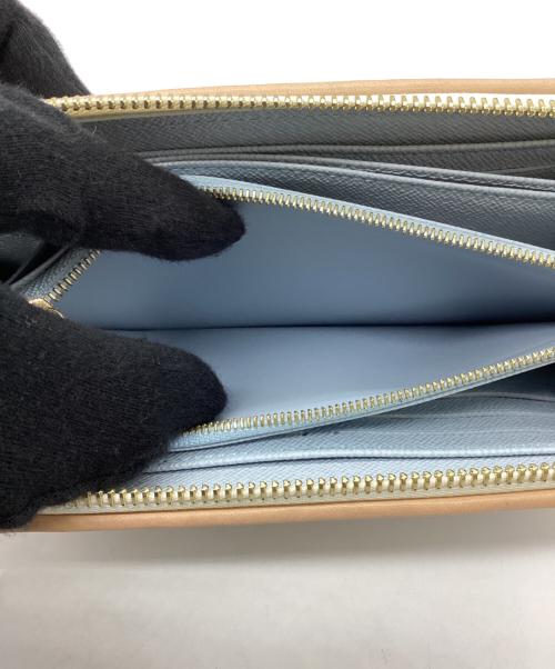 LOUIS VUITTON（ルイ ヴィトン）LOUIS VUITTON (ルイ ヴィトン) モノグラム ジャガード ジッピーウォレット アイボリーの古着・服飾アイテム