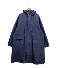 SIMPLICITE（シンプリシテ）の古着「ナイロンフーディコート」｜ネイビー