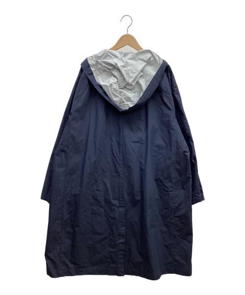 SIMPLICITE（シンプリシテ）SIMPLICITE (シンプリシテ) ナイロンフーディコート ネイビー サイズ:freeの古着・服飾アイテム