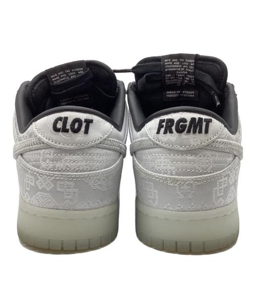 NIKE（ナイキ）NIKE (ナイキ) CLOT (クロット) FRAGMENTS (フラグメント) Nike Dunk Low ブラック×ホワイト サイズ:26.5cmの古着・服飾アイテム