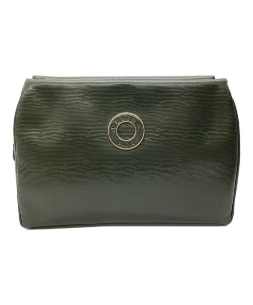 OLD CELINE（セリーヌ）OLD CELINE (セリーヌ) クラッチバッグ グリーンの古着・服飾アイテム