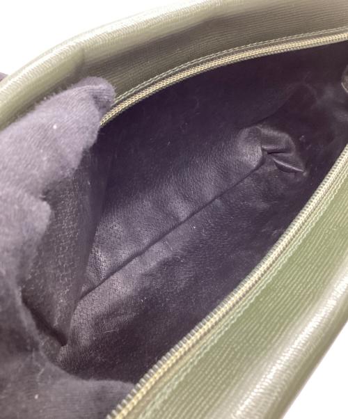 OLD CELINE（セリーヌ）OLD CELINE (セリーヌ) クラッチバッグ グリーンの古着・服飾アイテム