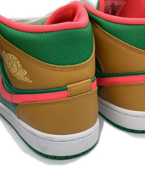 NIKE（ナイキ）NIKE (ナイキ) スニーカー ブラウン×グリーン サイズ:26の古着・服飾アイテム