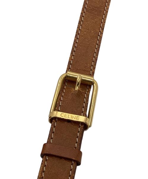 CELINE（セリーヌ）CELINE (セリーヌ) ショルダーバッグ ブラウンの古着・服飾アイテム