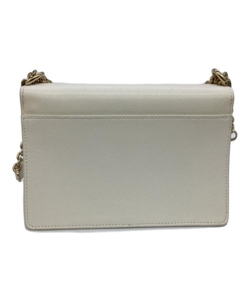 FURLA（フルラ）FURLA (フルラ) チェーンショルダーバッグ ホワイトの古着・服飾アイテム