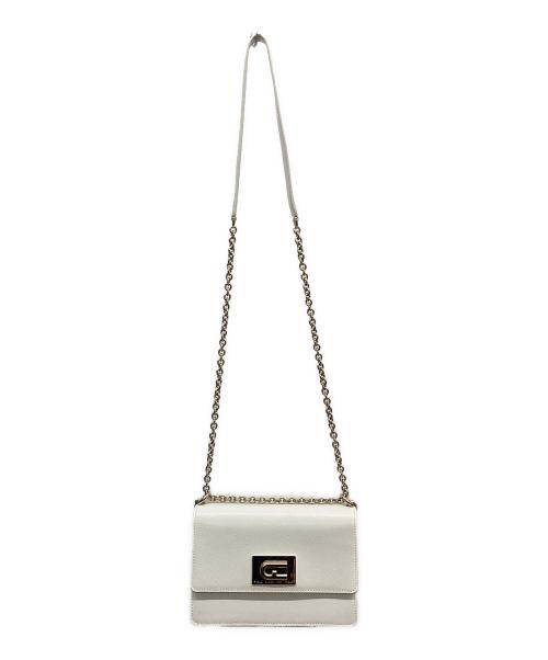 FURLA（フルラ）FURLA (フルラ) チェーンショルダーバッグ ホワイトの古着・服飾アイテム