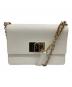 FURLA（フルラ）の古着「チェーンショルダーバッグ」｜ホワイト