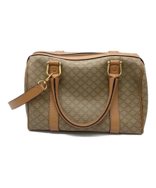 CELINE（セリーヌ）CELINE (セリーヌ) ミニボストンバッグ ベージュの古着・服飾アイテム