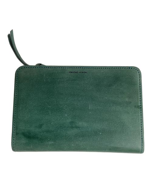 master-piece（マスターピース）master-piece (マスターピース) 2つ折り財布 グリーンの古着・服飾アイテム