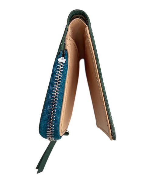 master-piece（マスターピース）master-piece (マスターピース) 2つ折り財布 グリーンの古着・服飾アイテム