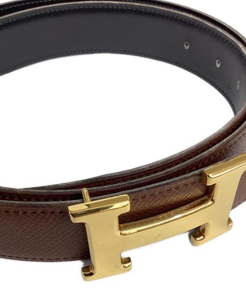 HERMES（エルメス）HERMES (エルメス) レザーベルト ブラウンの古着・服飾アイテム