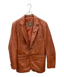 FANTASTIC INTERNATIONAL（ファンタスティック インターナショナル）の古着「レザーコート」｜ブラウン