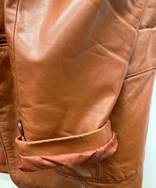 FANTASTIC INTERNATIONAL（ファンタスティック インターナショナル）FANTASTIC INTERNATIONAL (ファンタスティック インターナショナル) レザーコート ブラウン サイズ:Lの古着・服飾アイテム