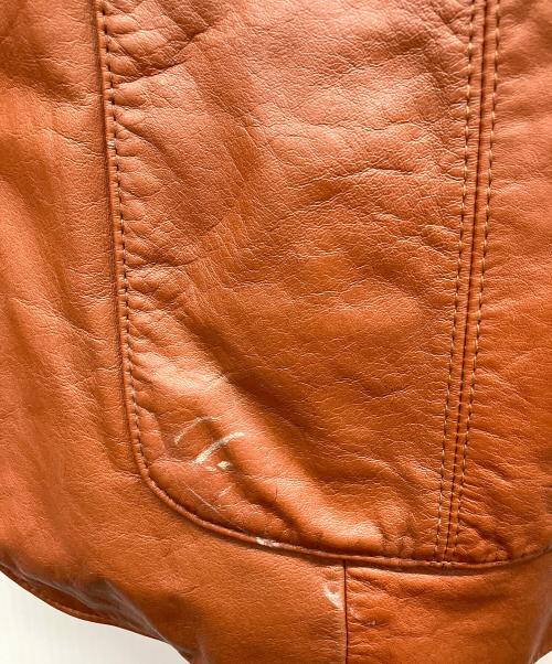 FANTASTIC INTERNATIONAL（ファンタスティック インターナショナル）FANTASTIC INTERNATIONAL (ファンタスティック インターナショナル) レザーコート ブラウン サイズ:Lの古着・服飾アイテム