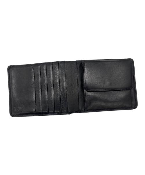 MONTBLANC（モンブラン）MONTBLANC (モンブラン) 2つ折り財布 ブラックの古着・服飾アイテム