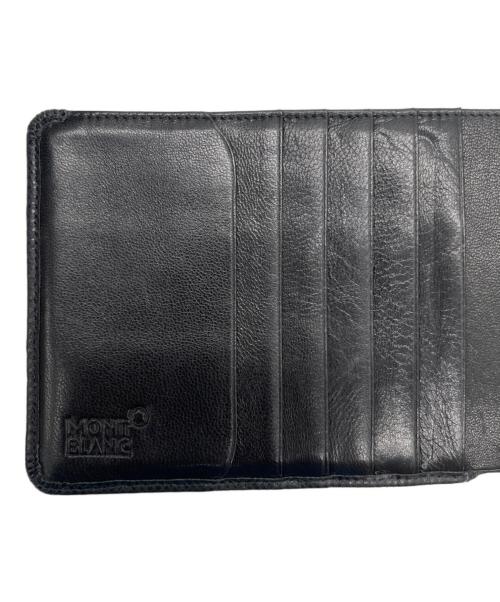 MONTBLANC（モンブラン）MONTBLANC (モンブラン) 2つ折り財布 ブラックの古着・服飾アイテム