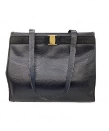 Salvatore Ferragamo（サルヴァトーレ フェラガモ）の古着「トートバッグ」｜ブラック
