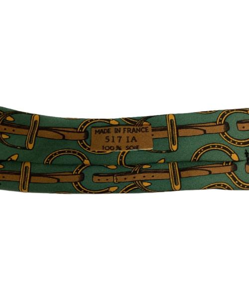 HERMES（エルメス）HERMES (エルメス) ネクタイ グリーン サイズ:-の古着・服飾アイテム