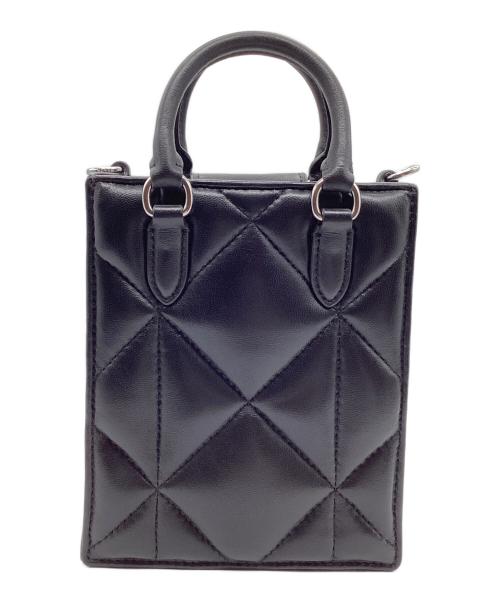 COACH（コーチ）COACH (コーチ) ノース サウスミニトート・パフィー ダイヤモンドキルティング ブラックの古着・服飾アイテム