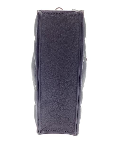 COACH（コーチ）COACH (コーチ) ノース サウスミニトート・パフィー ダイヤモンドキルティング ブラックの古着・服飾アイテム